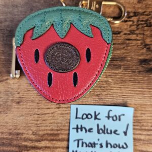GG Strawberry Coin Pouch Charm