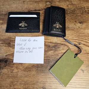 GG Animalier Card Case and key Holder Set