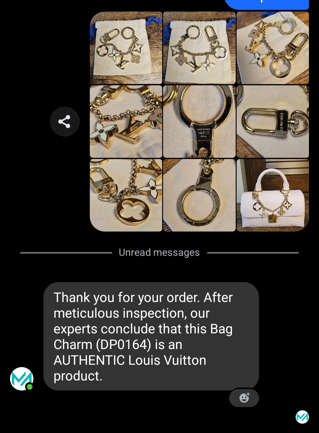 Fleur de Monogram Chain Charm - Image 9