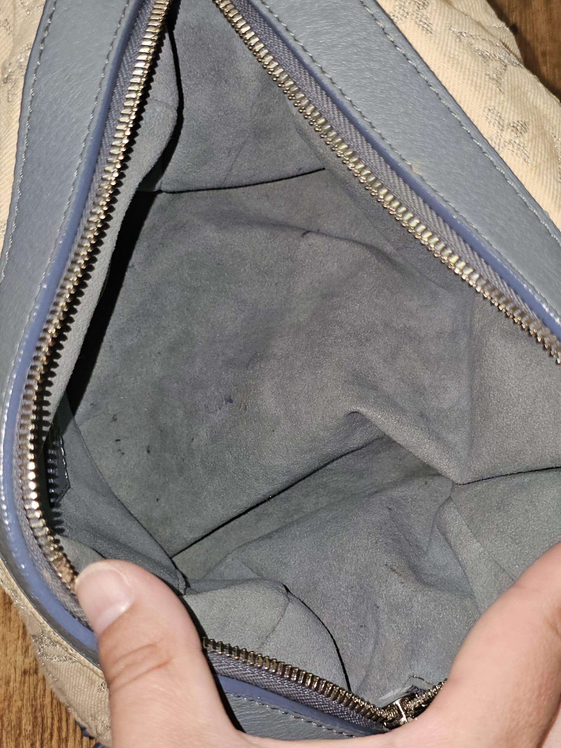 Demim Pochette Round Bag - Image 21