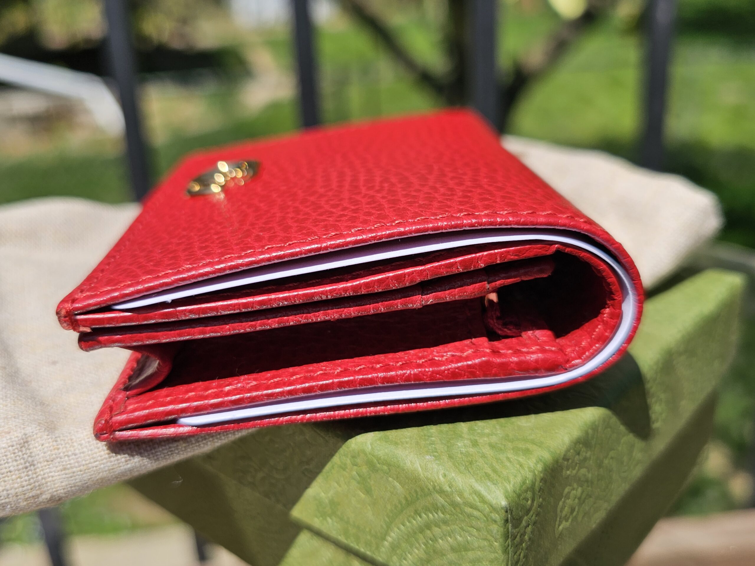 Marmont Card Case Hibiscus - Image 4