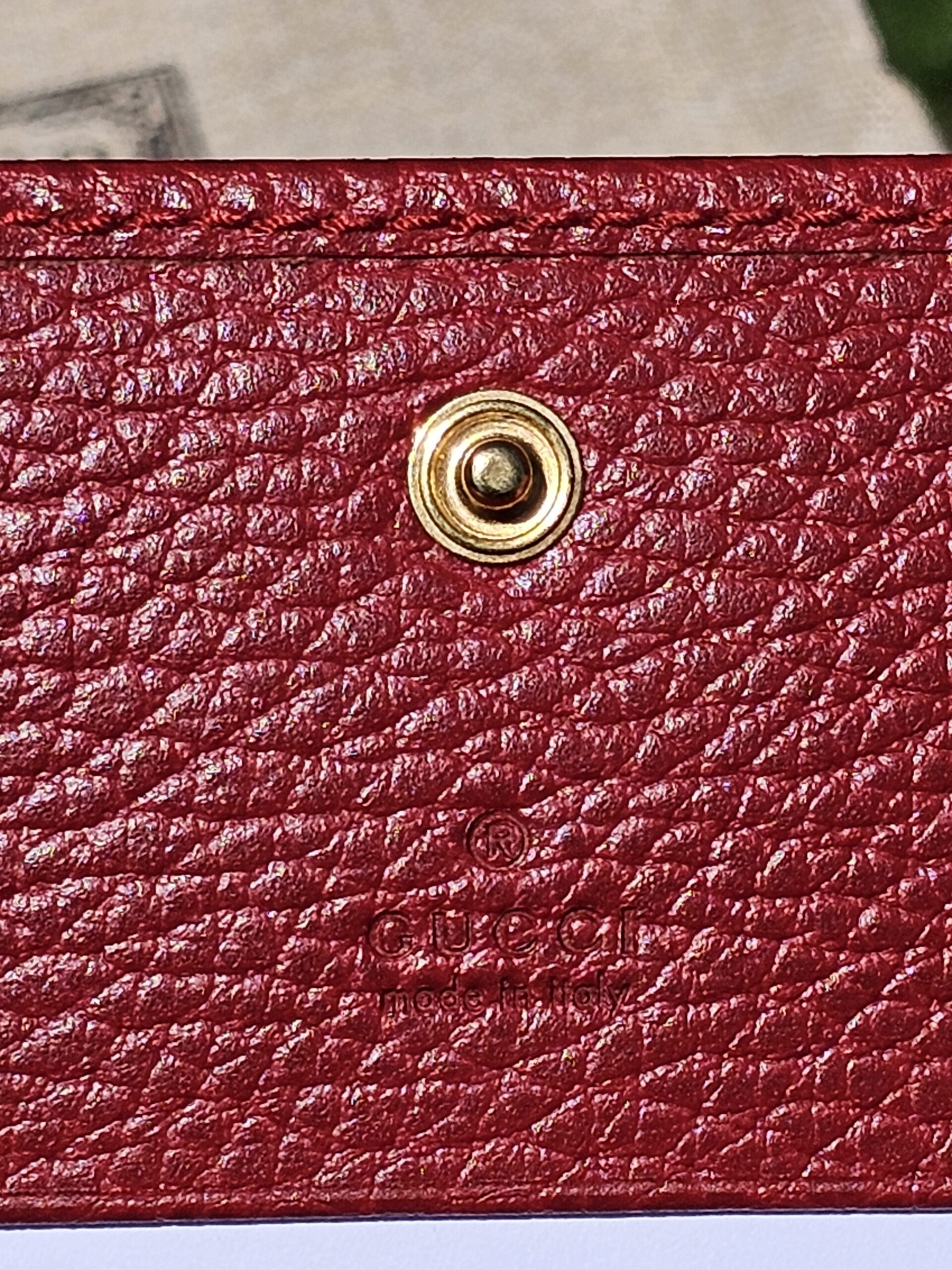 Marmont Card Case Hibiscus - Image 7