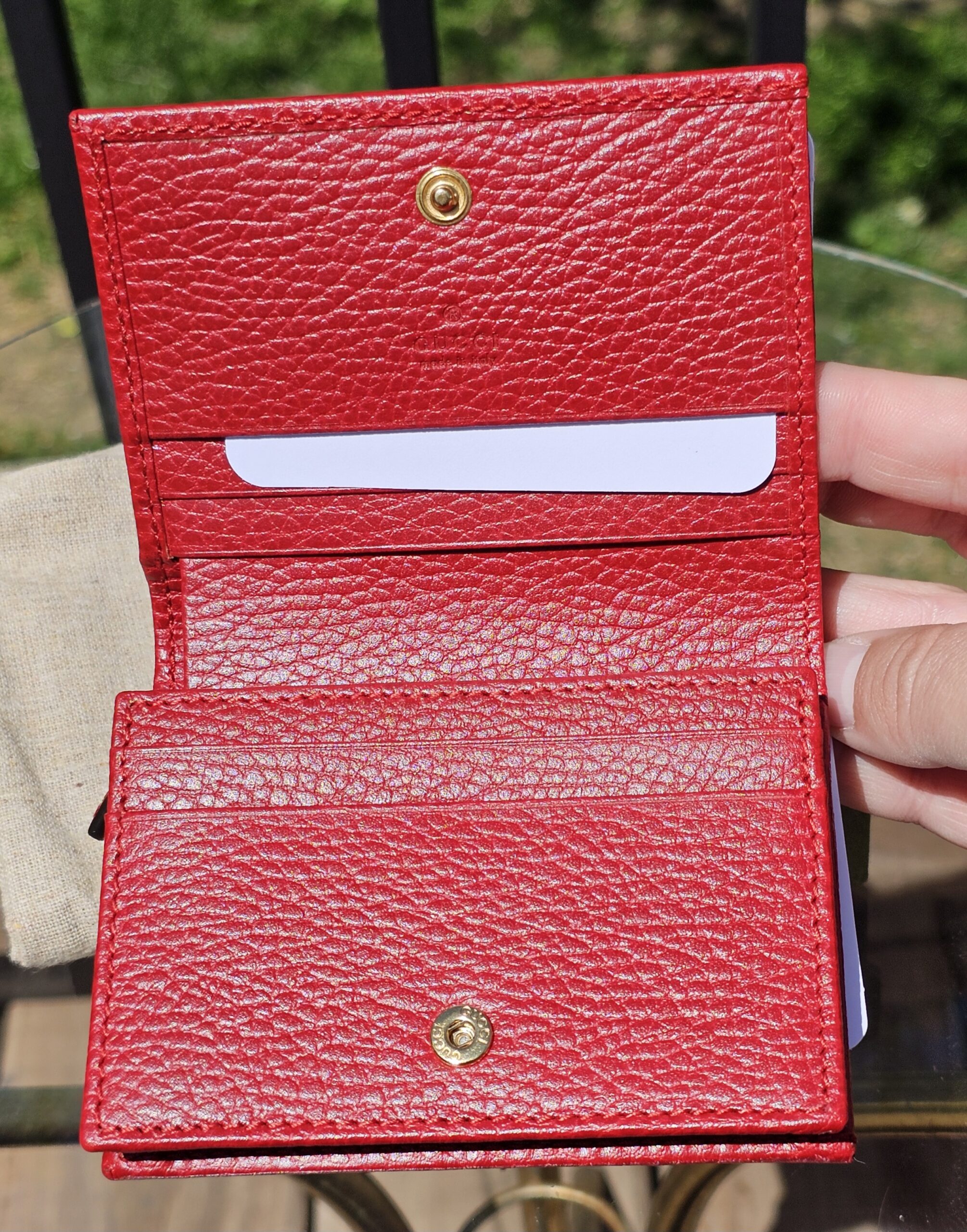 Marmont Card Case Hibiscus - Image 10