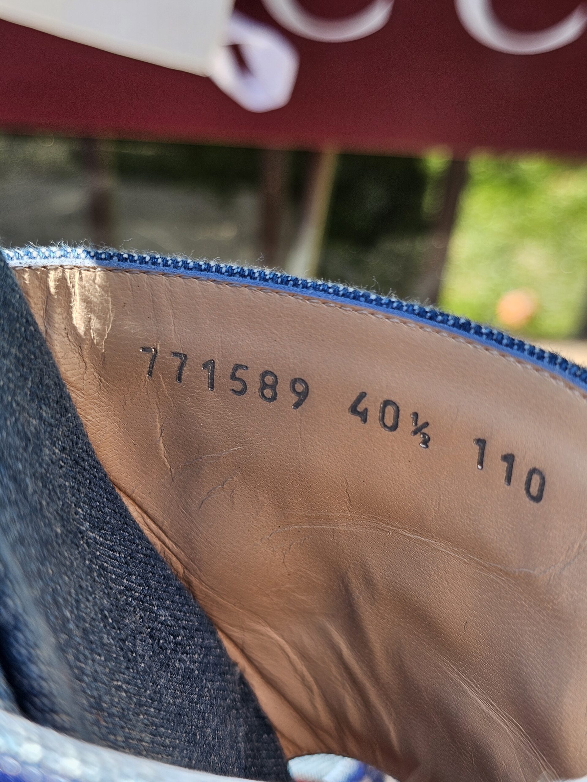 GG denim slides - Image 8