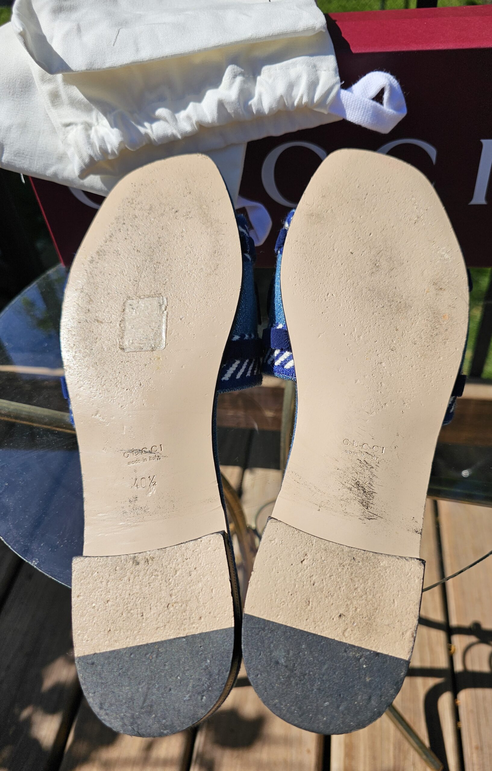 GG denim slides - Image 12
