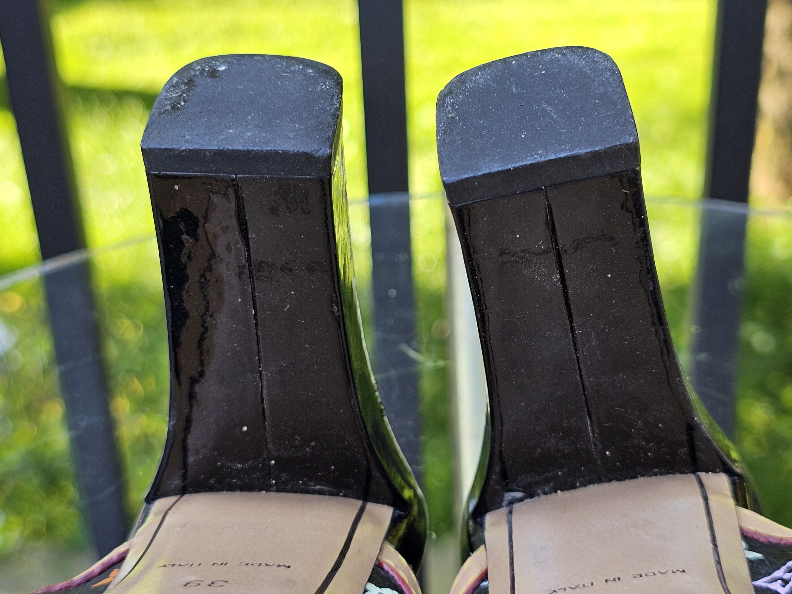 Black Multicolor Slide Sandals - Image 14
