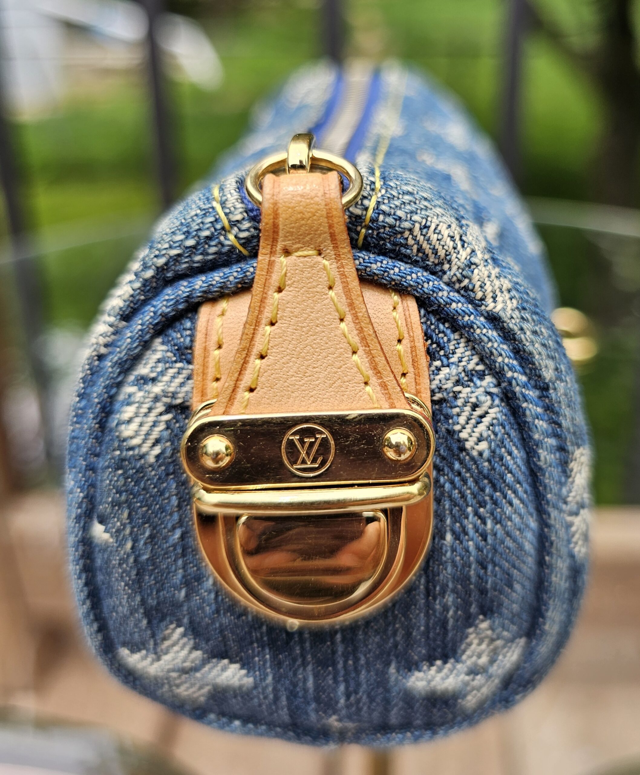 Denim Mini Speedy Pochette Cles - Image 4