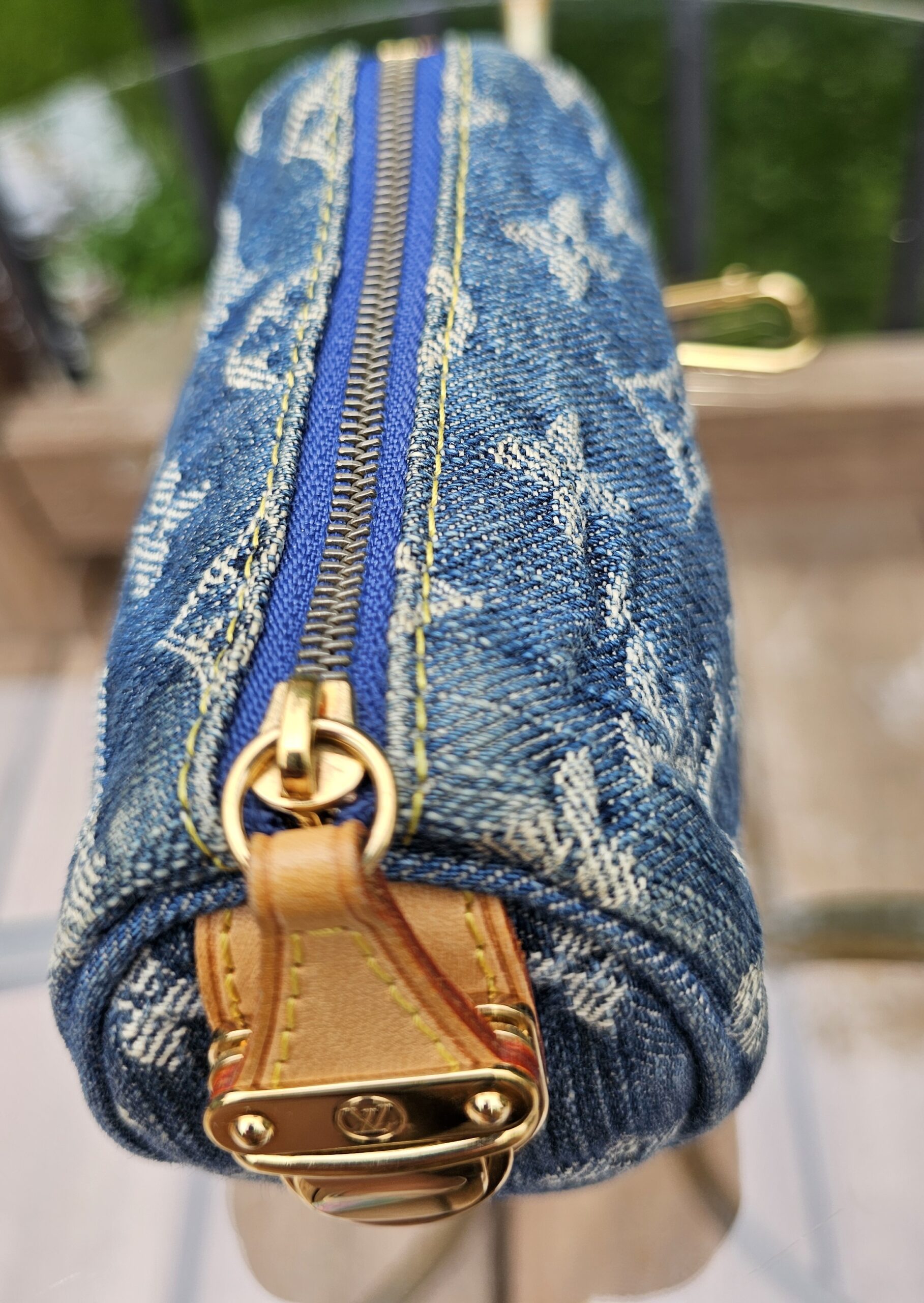 Denim Mini Speedy Pochette Cles - Image 5
