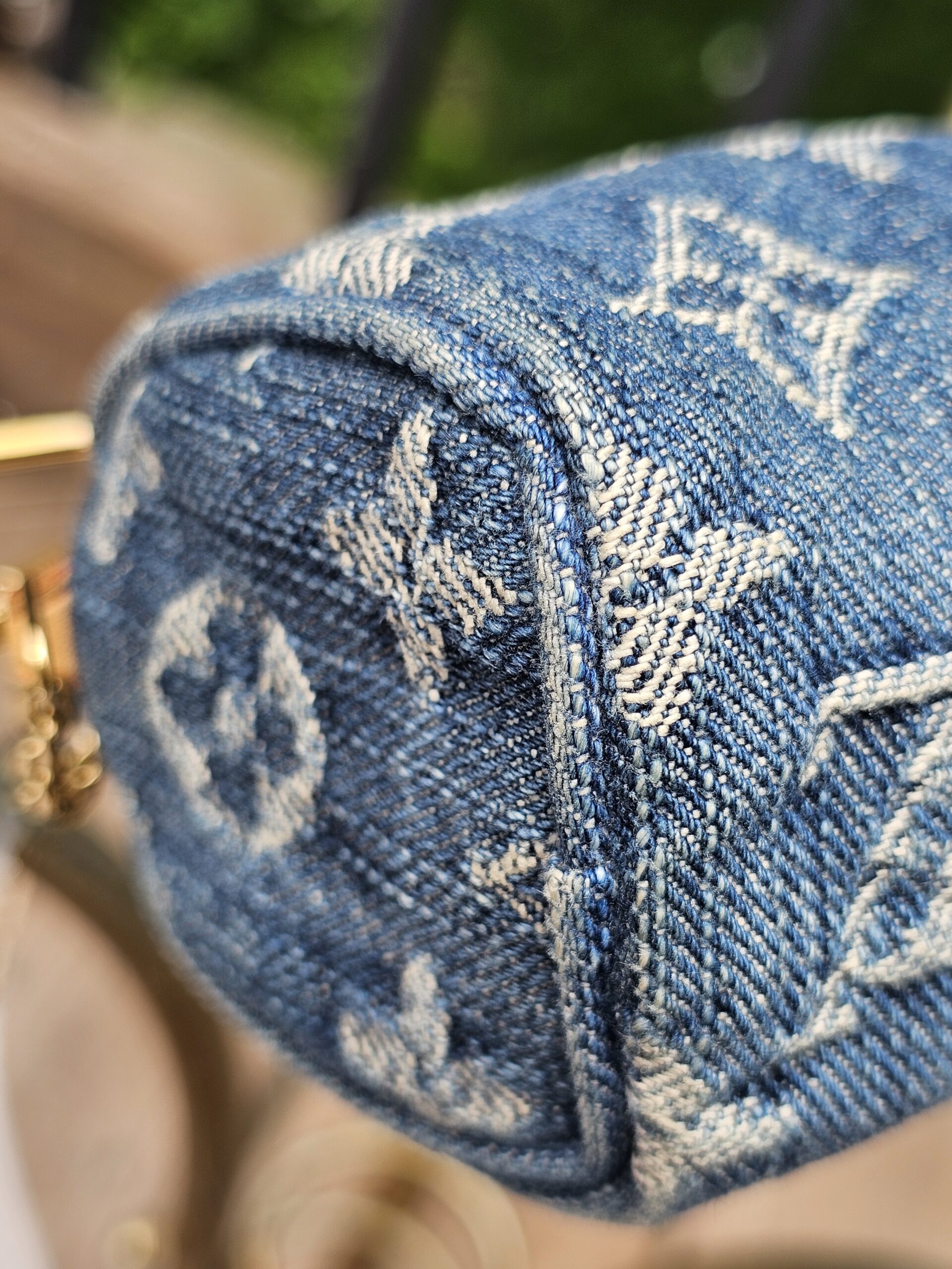 Denim Mini Speedy Pochette Cles - Image 9
