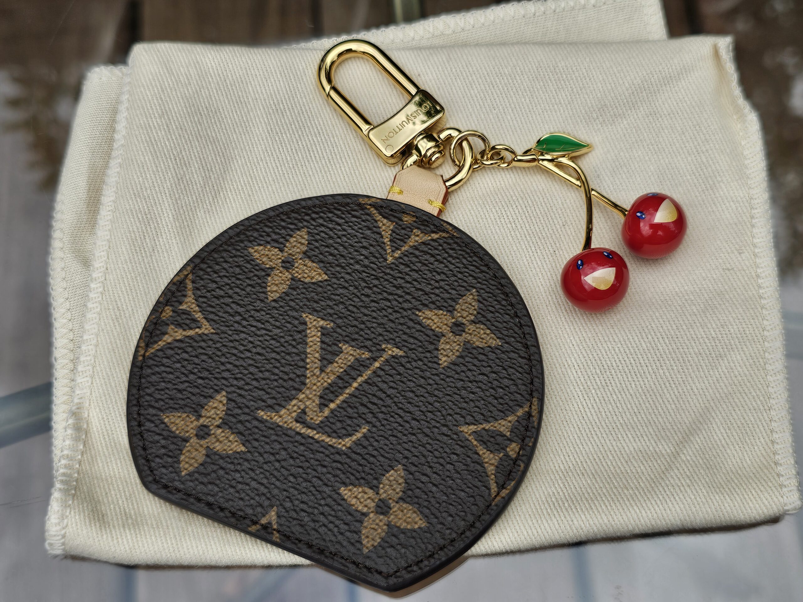 Cerise Mirror Charm