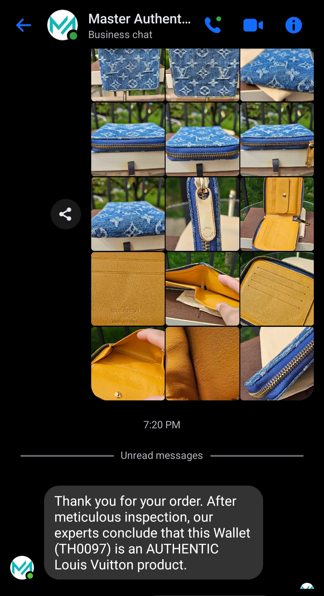 Denim Compact Zippy wallet - Image 18