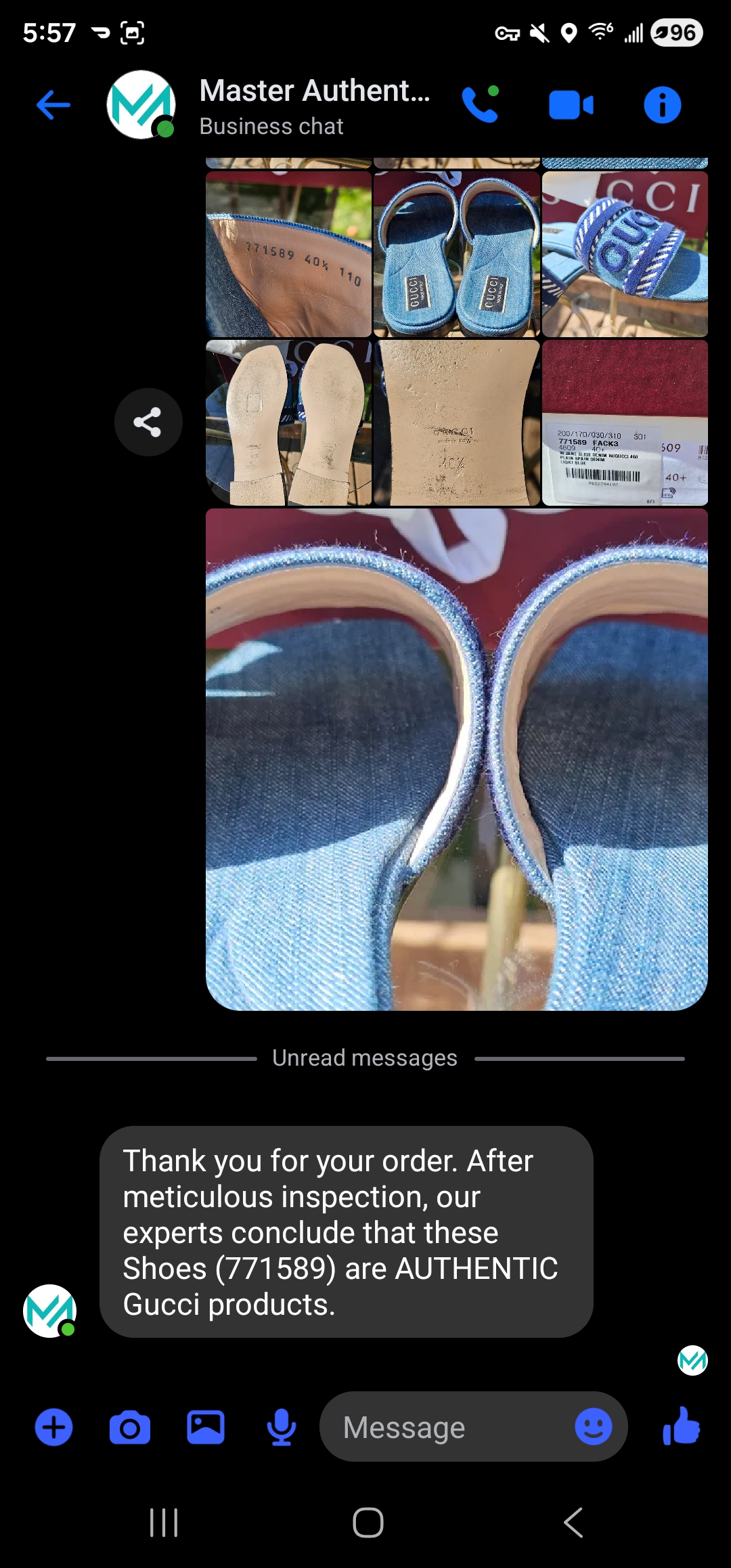 GG denim slides - Image 16