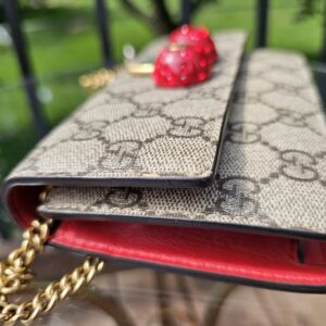 GG Supreme Mini Cherry Chain Bag - Image 4