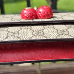 GG Supreme Mini Cherry Chain Bag - Image 6