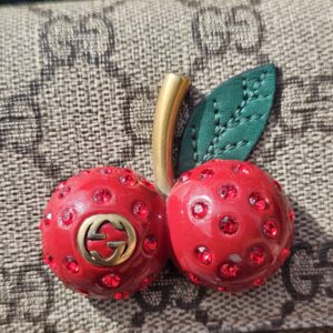 GG Supreme Mini Cherry Chain Bag - Image 7