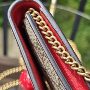 GG Supreme Mini Cherry Chain Bag - Image 8