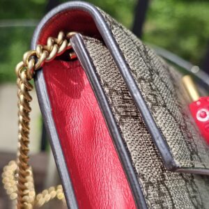 GG Supreme Mini Cherry Chain Bag - Image 9