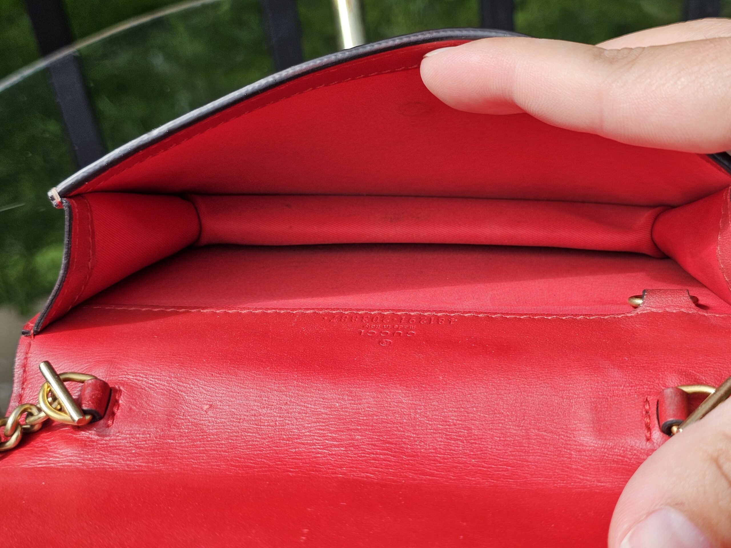 GG Supreme Mini Cherry Chain Bag - Image 12
