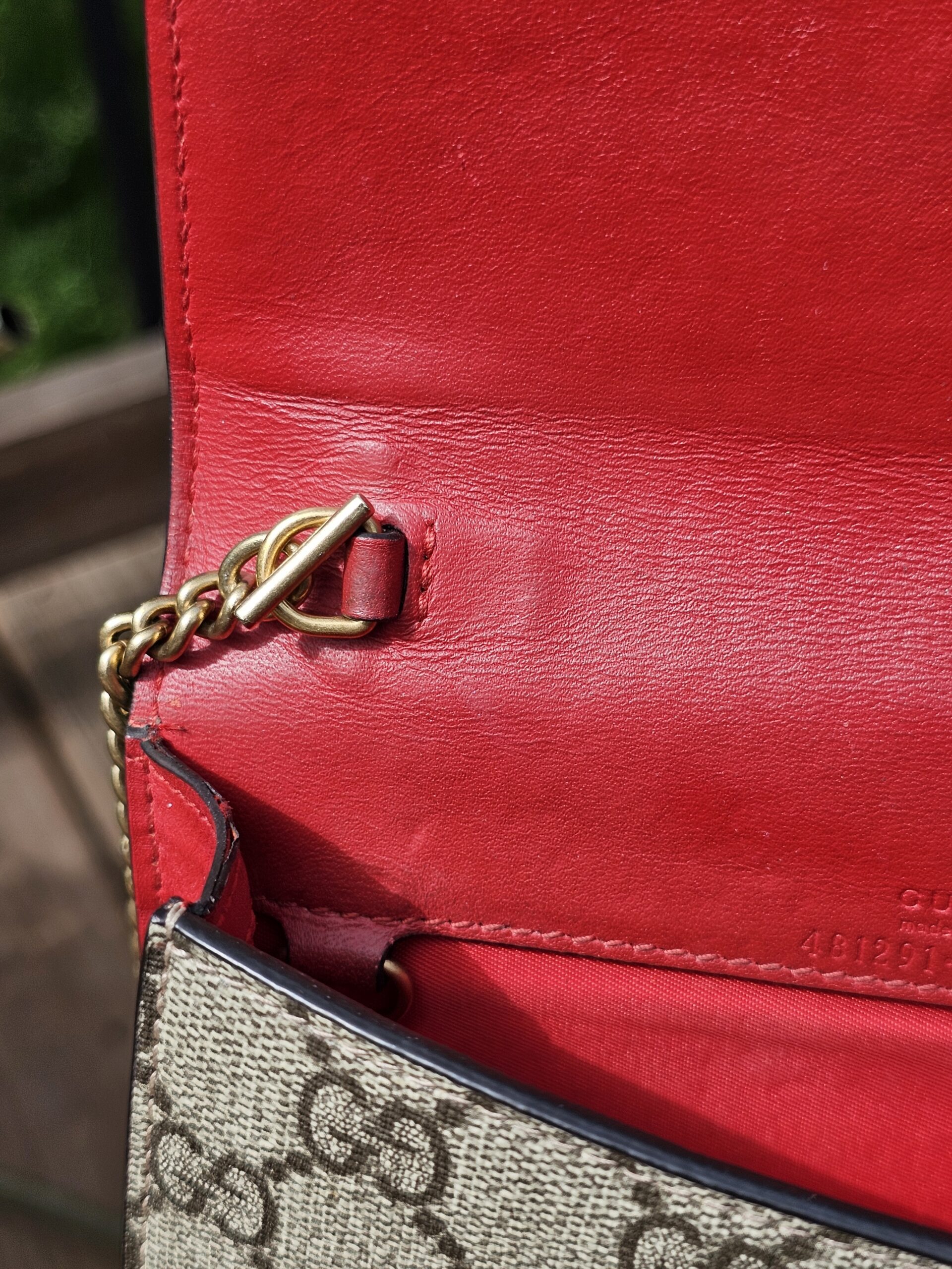 GG Supreme Mini Cherry Chain Bag - Image 16