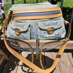 Denim Baggy PM w/Long Stap - Image 3