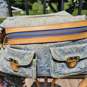Denim Baggy PM w/Long Stap - Image 4