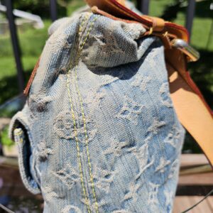 Denim Baggy PM w/Long Stap - Image 8