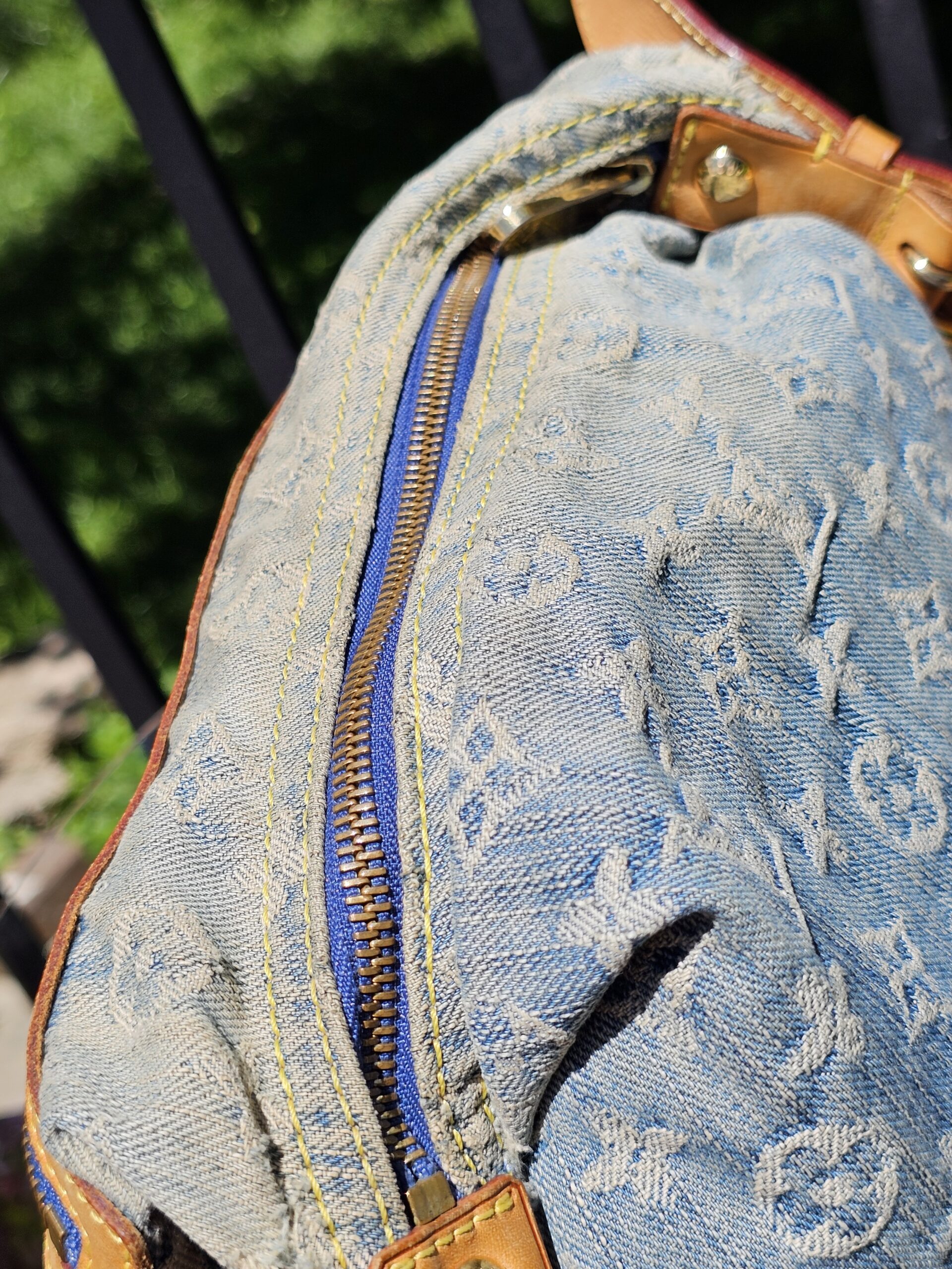 Denim Baggy PM w/Long Stap - Image 9