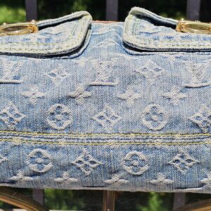 Denim Baggy PM w/Long Stap - Image 12