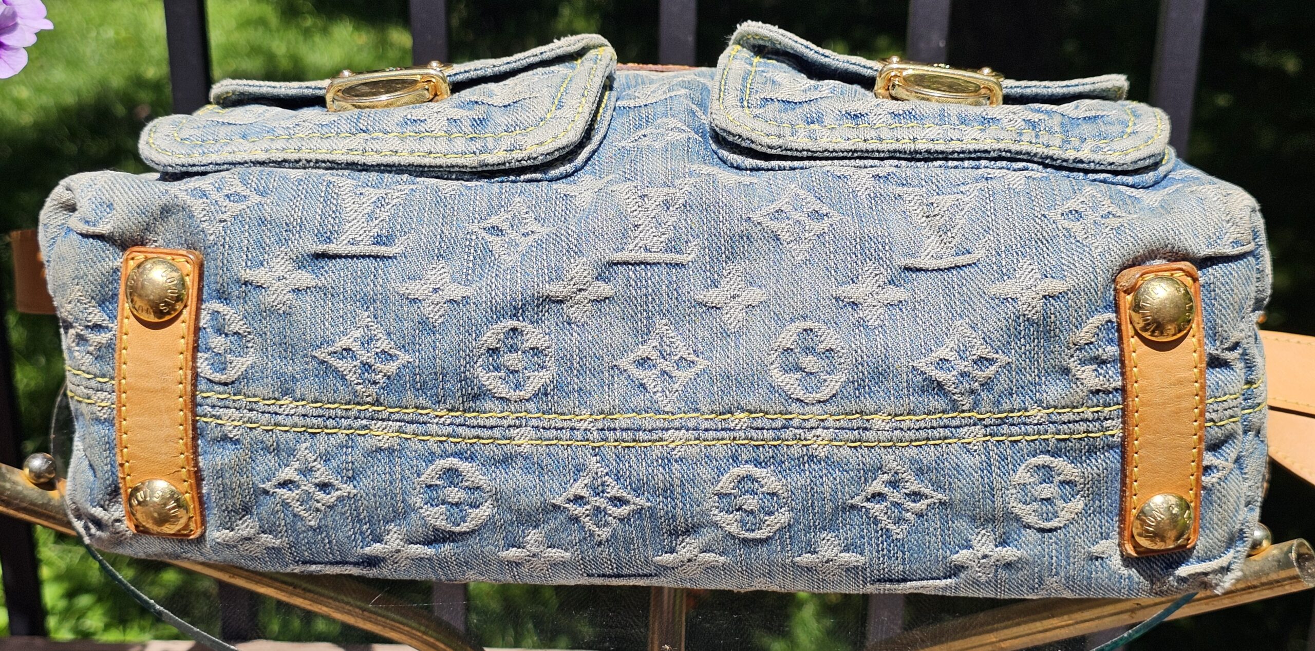 Denim Baggy PM w/Long Stap - Image 12