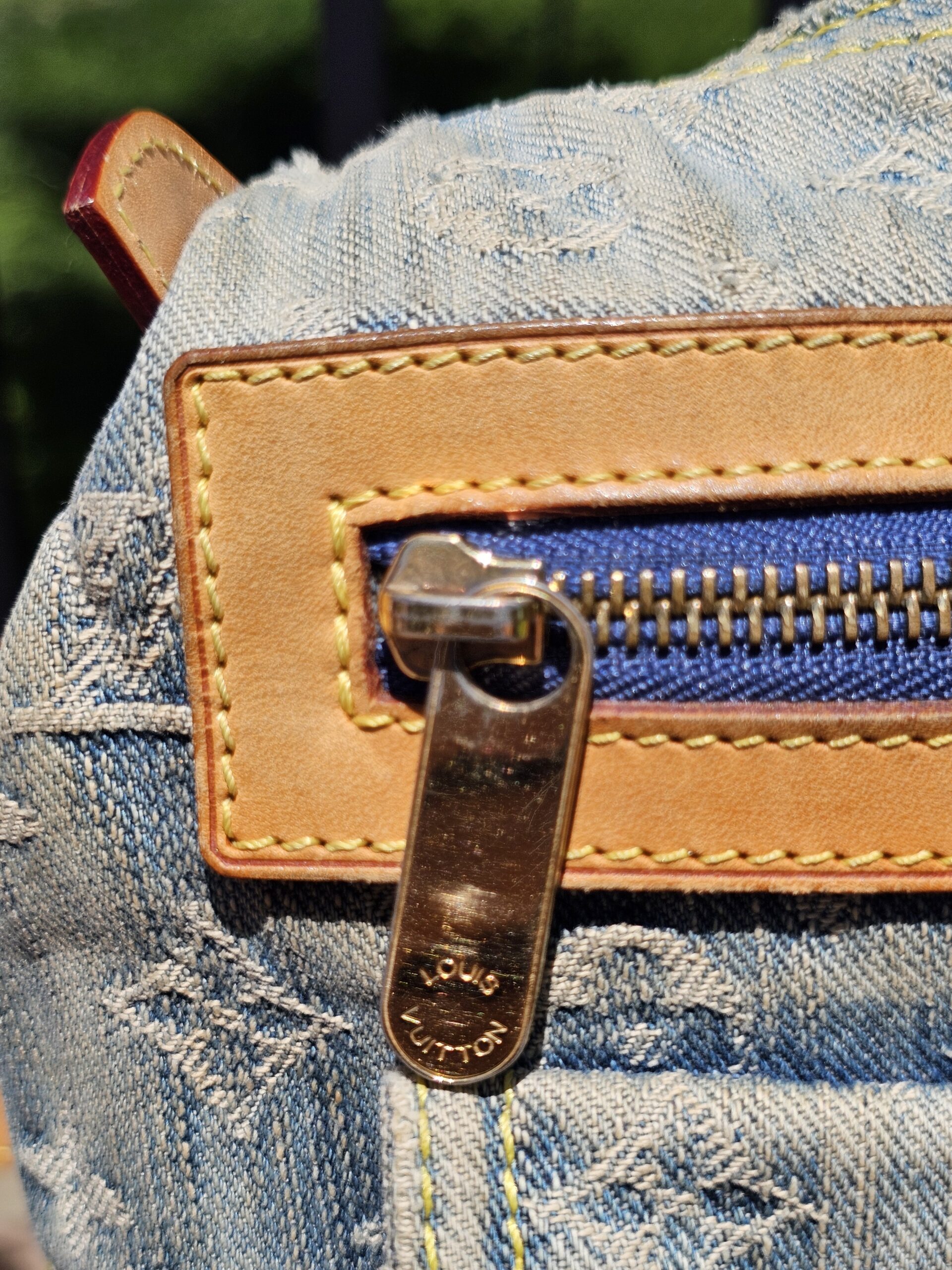 Denim Baggy PM w/Long Stap - Image 15