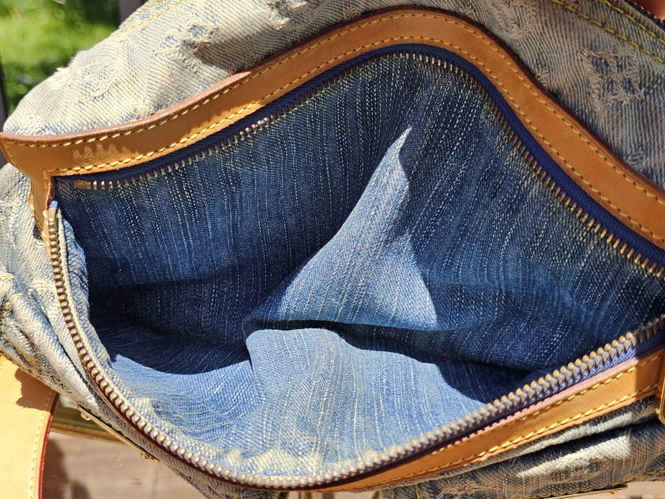 Denim Baggy PM w/Long Stap - Image 16