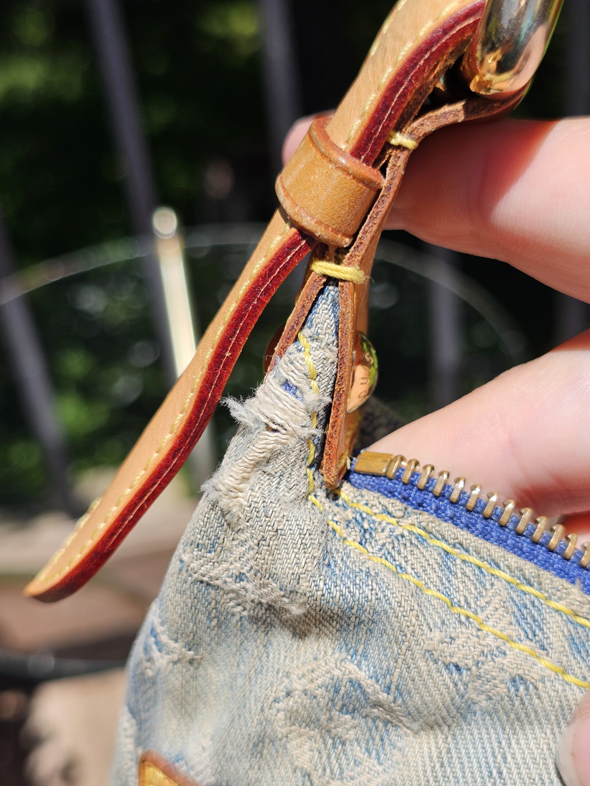Denim Baggy PM w/Long Stap - Image 18