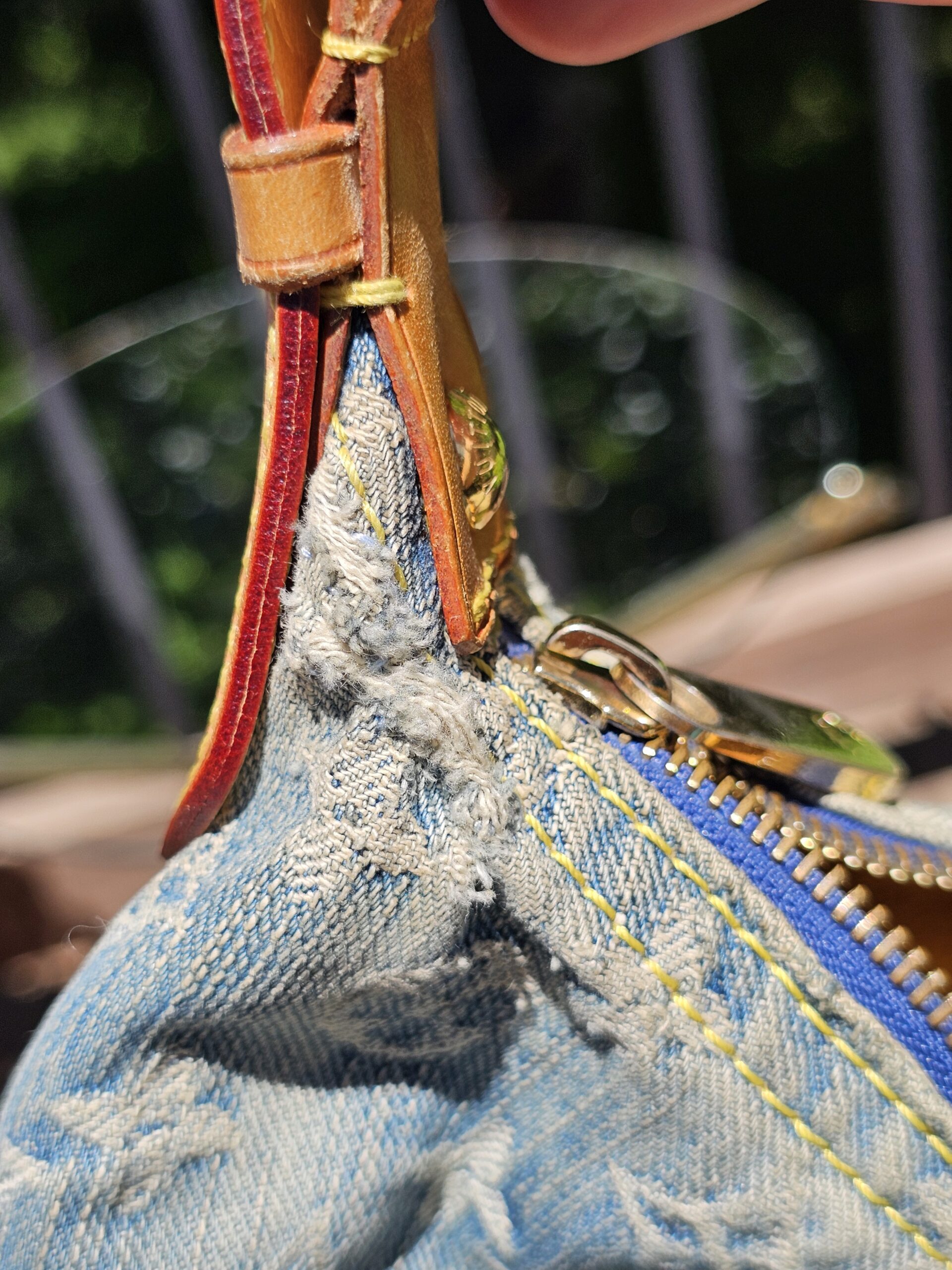 Denim Baggy PM w/Long Stap - Image 19