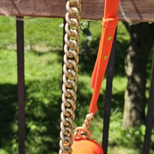 Orange Fluo Quilted Patent Leather Medium Boy - Image 14