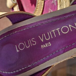 Denim Espadrille Wedges Fuschia - Image 8