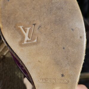 Denim Espadrille Wedges Fuschia - Image 14