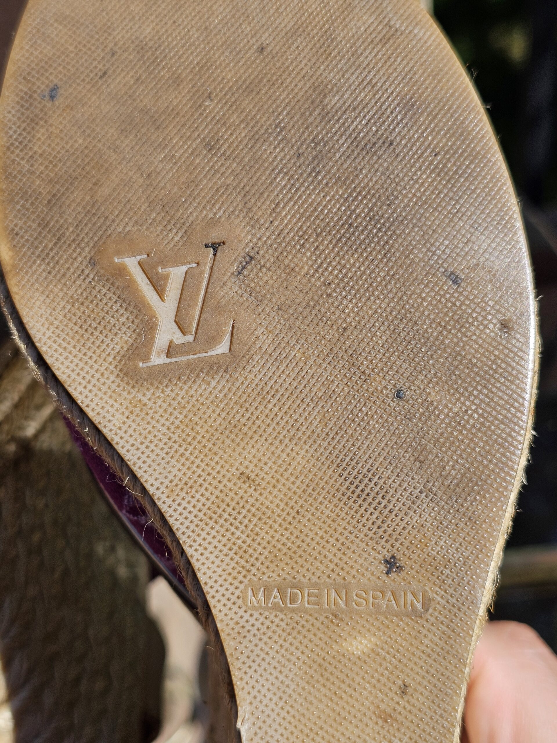 Denim Espadrille Wedges Fuschia - Image 14