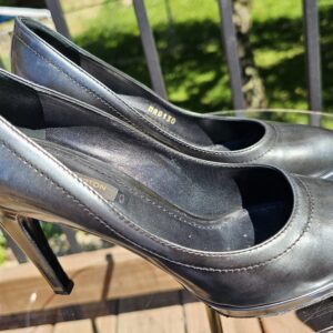 Leather Metallic Pumps - Image 8