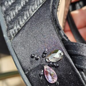 Crystal Embellished Platform Espadrille Sandals - Image 16