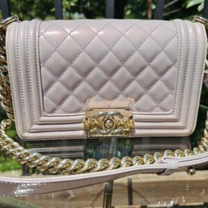 Chanel Boy Bag Medium Purple Patent