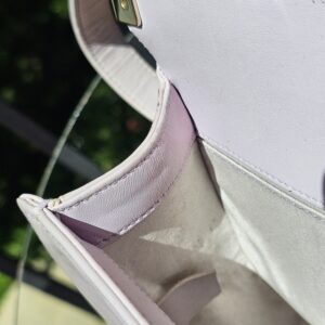Chanel Boy Bag Medium Purple Patent - Image 16