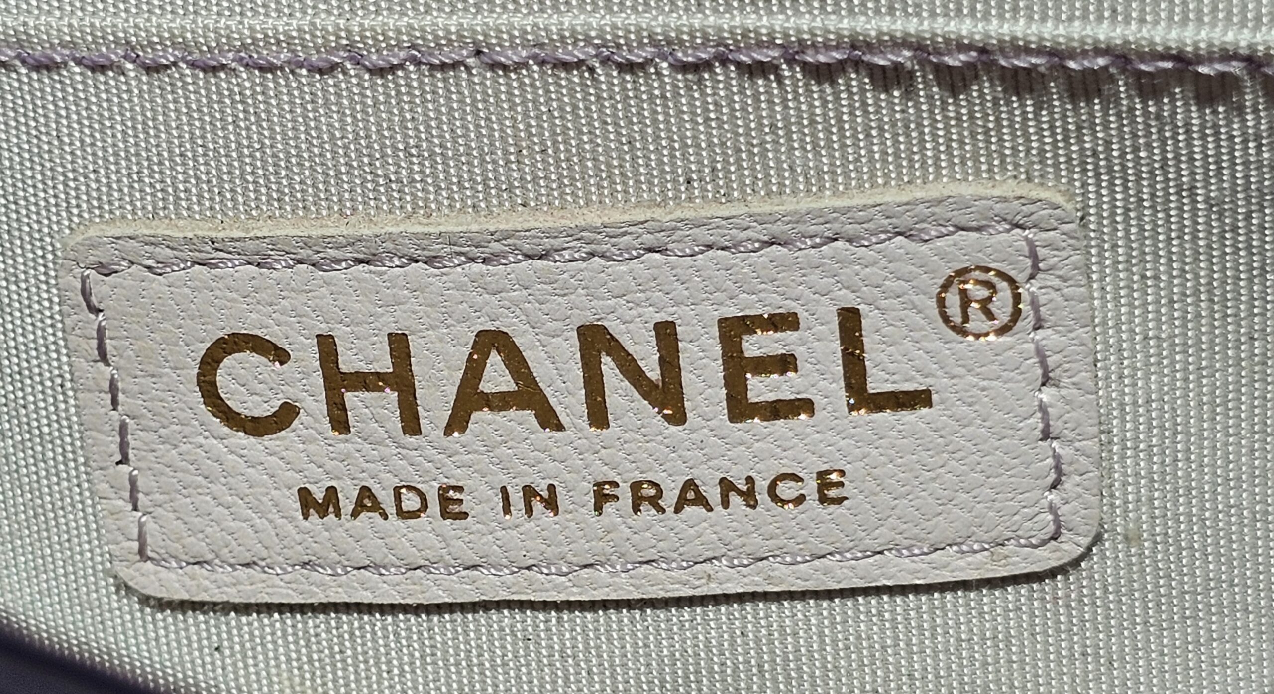 Chanel Boy Bag Medium Purple Patent - Image 19