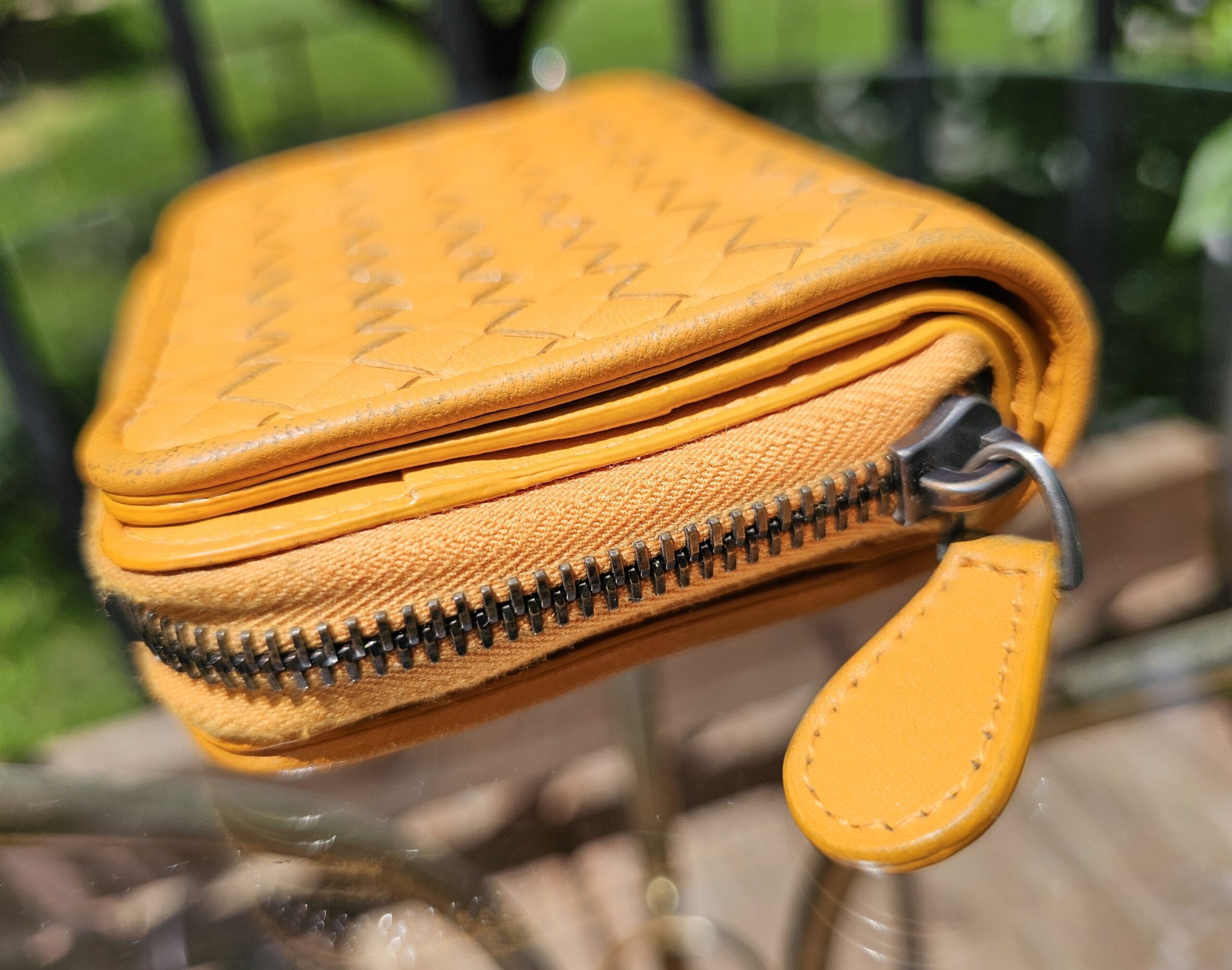 Intrecciato Weave Continental Wallet - Image 4