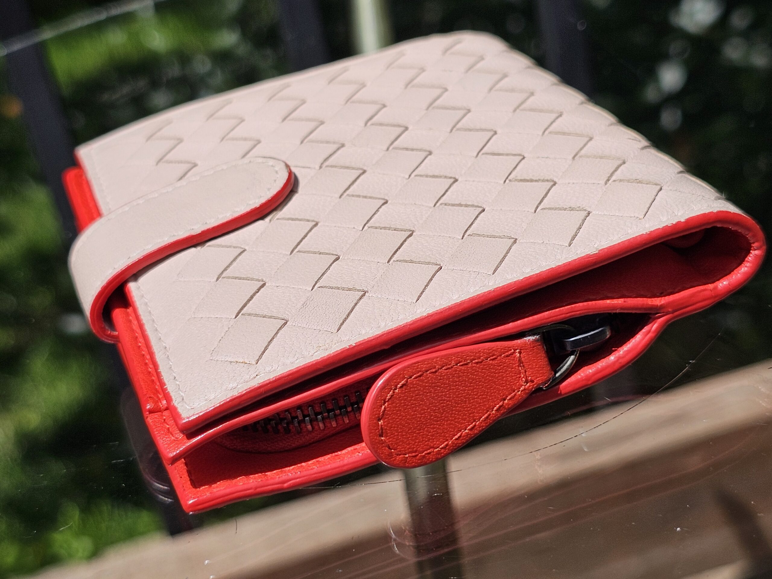 Intrecciato Weave Lambskin Wallet - Image 4