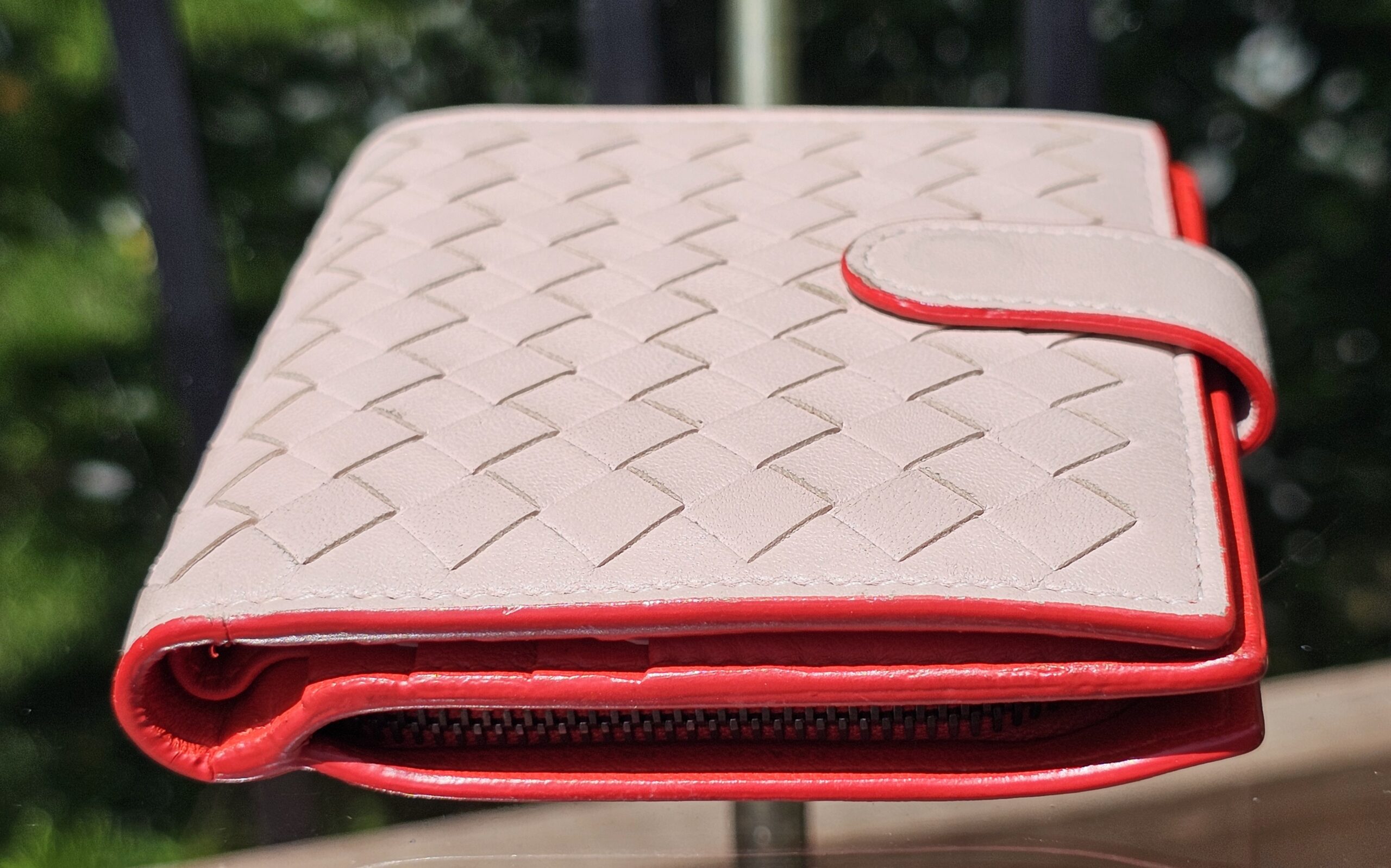 Intrecciato Weave Lambskin Wallet - Image 5