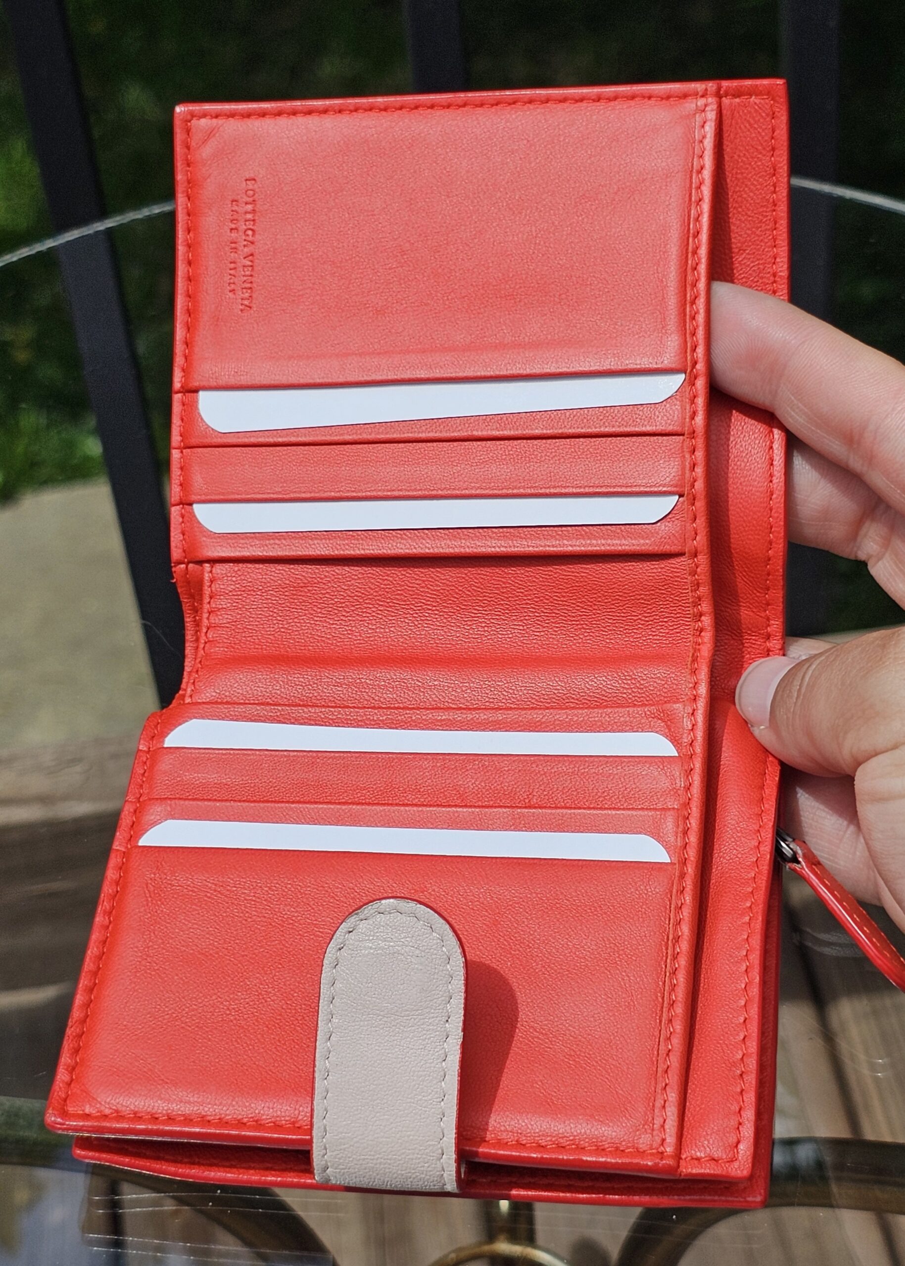Intrecciato Weave Lambskin Wallet - Image 7