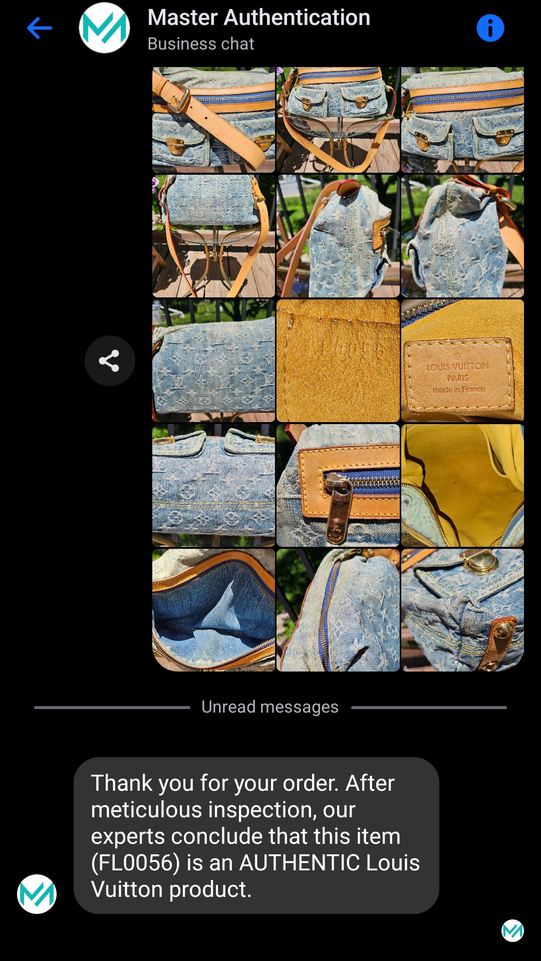 Denim Baggy PM w/Long Stap - Image 24