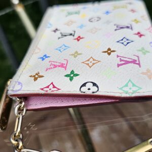 White Multicolor Key Pouch - Image 4