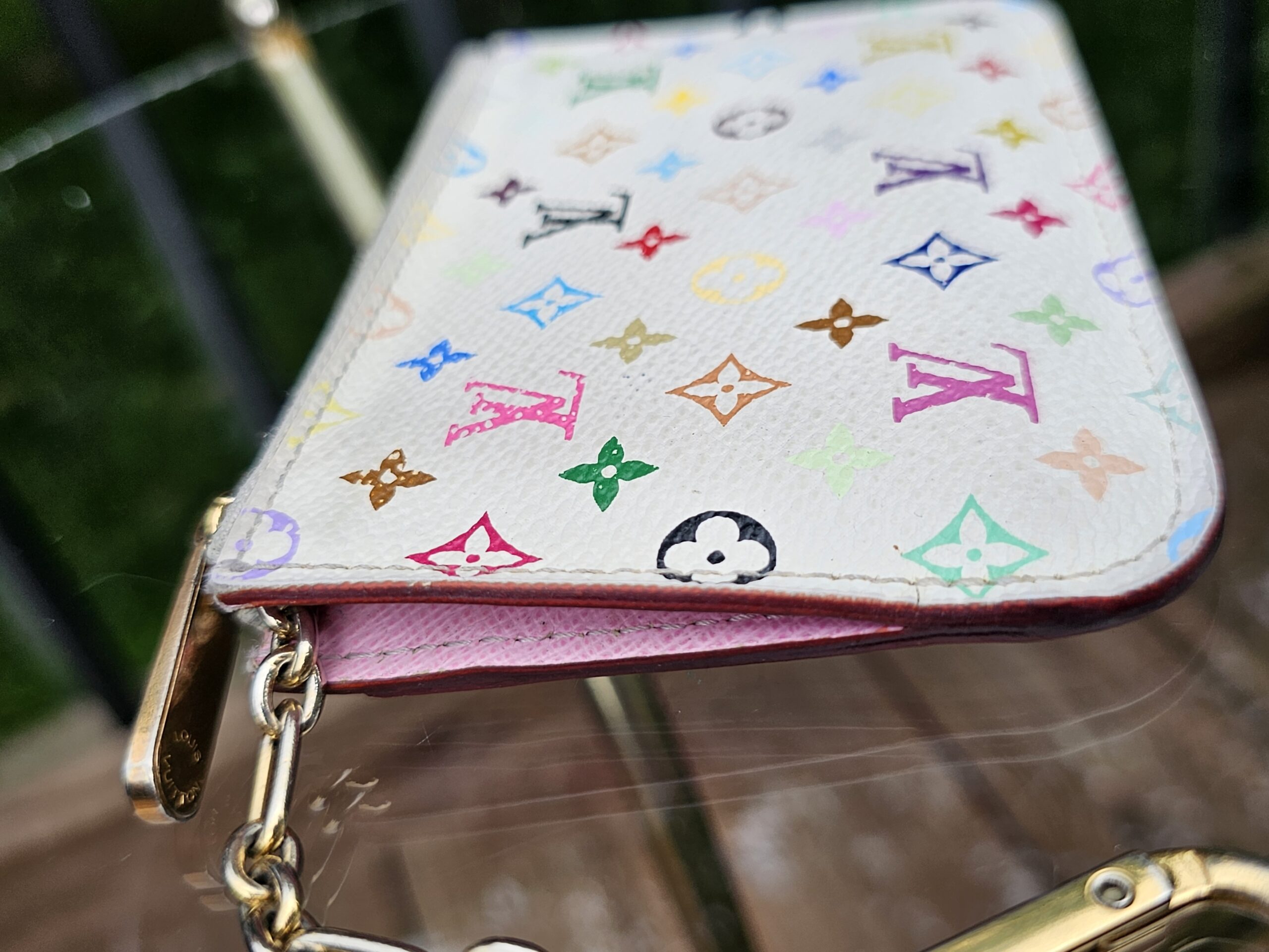 White Multicolor Key Pouch - Image 4