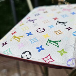 White Multicolor Key Pouch - Image 5